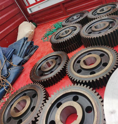 Surface Hardening Ball Mill 120 Tooth Steel Spur Gears