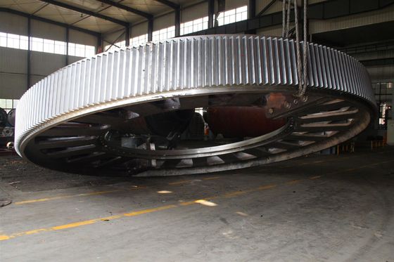 Forging Steel Large Dia 16000mm Rotary Kiln Girth Gear for cement plant