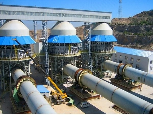 Titanium Dioxide 2.4×38 1000TPD Cement Rotary Kiln and cement plant machines factory price