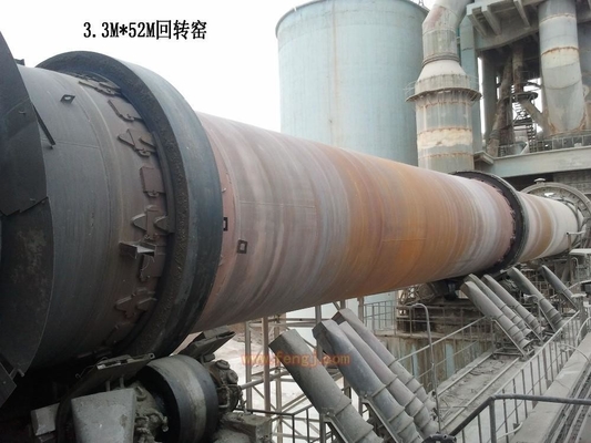 Titanium Dioxide 2.4×38 1000TPD Cement Rotary Kiln and cement plant machines factory price