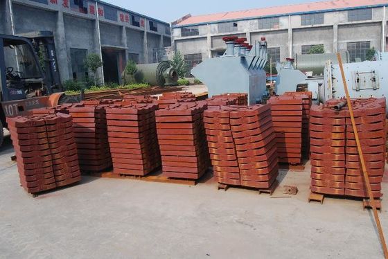 고망간 철제 볼밀 샐 라이너와 자기를 띤 복공판