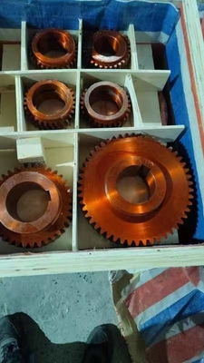 맞춤형 강철 Cast Iron Brass Pinion 소 스퍼 기어 인 기어 감소기 기어박스