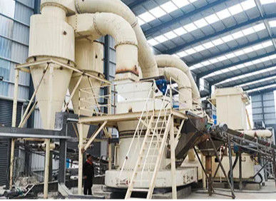 연간 1,2~3백만 톤의 생산량을 가진 슬라그 밀링 생산 라인