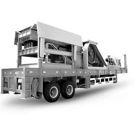 돌 파쇄기 기계에서 ISO9001 650 TPH 3축 모바일 중요한 조 크러셔