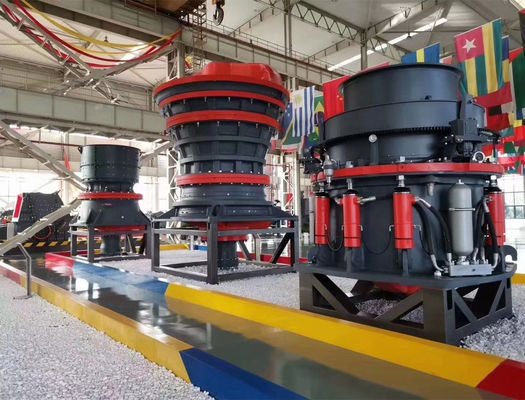 분명한 봄 모바일 콘 1200TPH 돌 파쇄기 기계