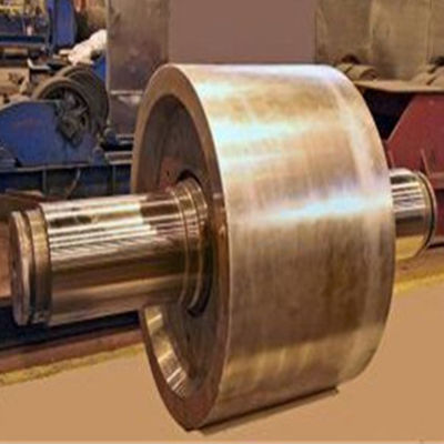 큰 단조강 DIN 시멘트 로타리 킬른 지지 롤러와 샤프트 ZG35SiMn